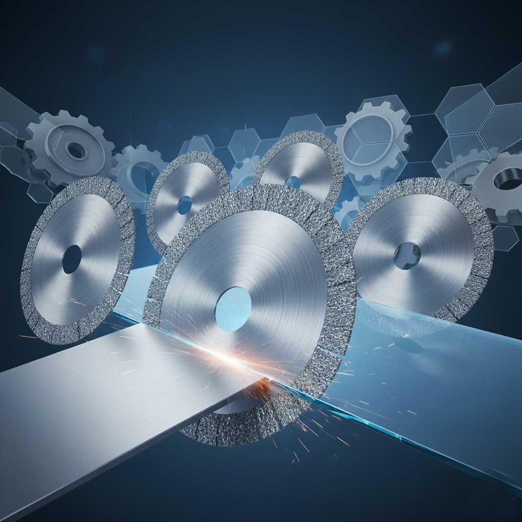 Vacuum Brazed Diamond Cutting Discs Debut, Realizing Integrated Cutting of Metal and Glass
