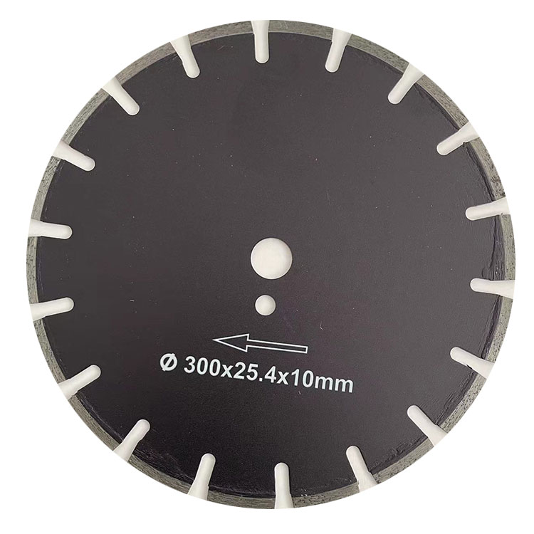 300mm Segmented Diamond Saw Blade (300x25.4x10mm) for Concrete, Stone & Tile Cutting