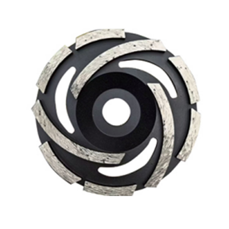 Spiral Design Diamond Cup Wheel - Heavy-Duty Grinding Wheel for Concrete & Stone