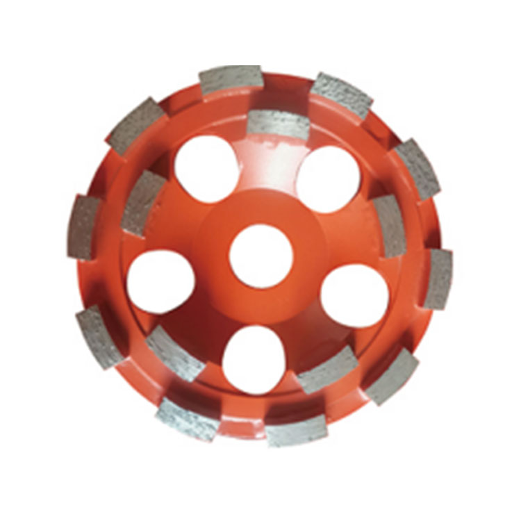 Red Diamond Cup Wheel - Heavy-Duty Grinding Wheel for Concrete & Stone Surfaces