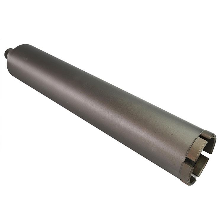 Dark Gray Laser Welded Diamond Core Bit - Heavy-Duty Drilling Bit for Concrete & Stone