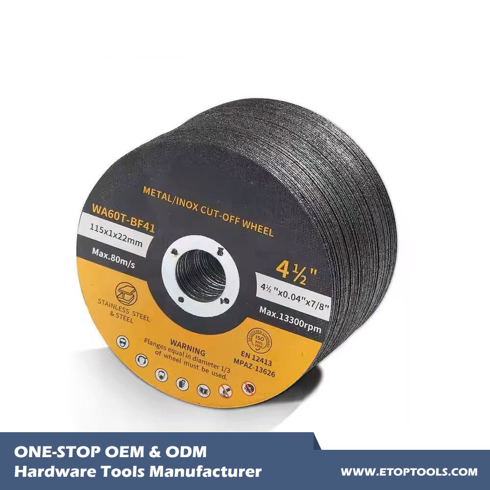 115mm Metal/Inox Cut-Off Wheel - High-Speed Cutting Disc for Stainless Steel & Steel