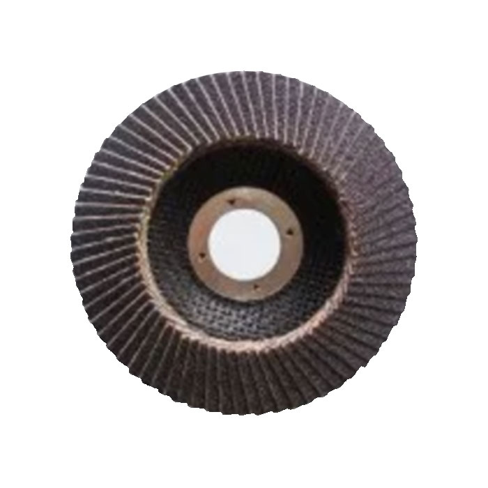 Dark Brown Concave Radial Flap Disc - Abrasive Wheel for Metal Surface Grinding & Deburring